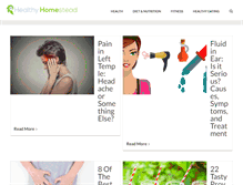 Tablet Screenshot of healthyhomestead.com